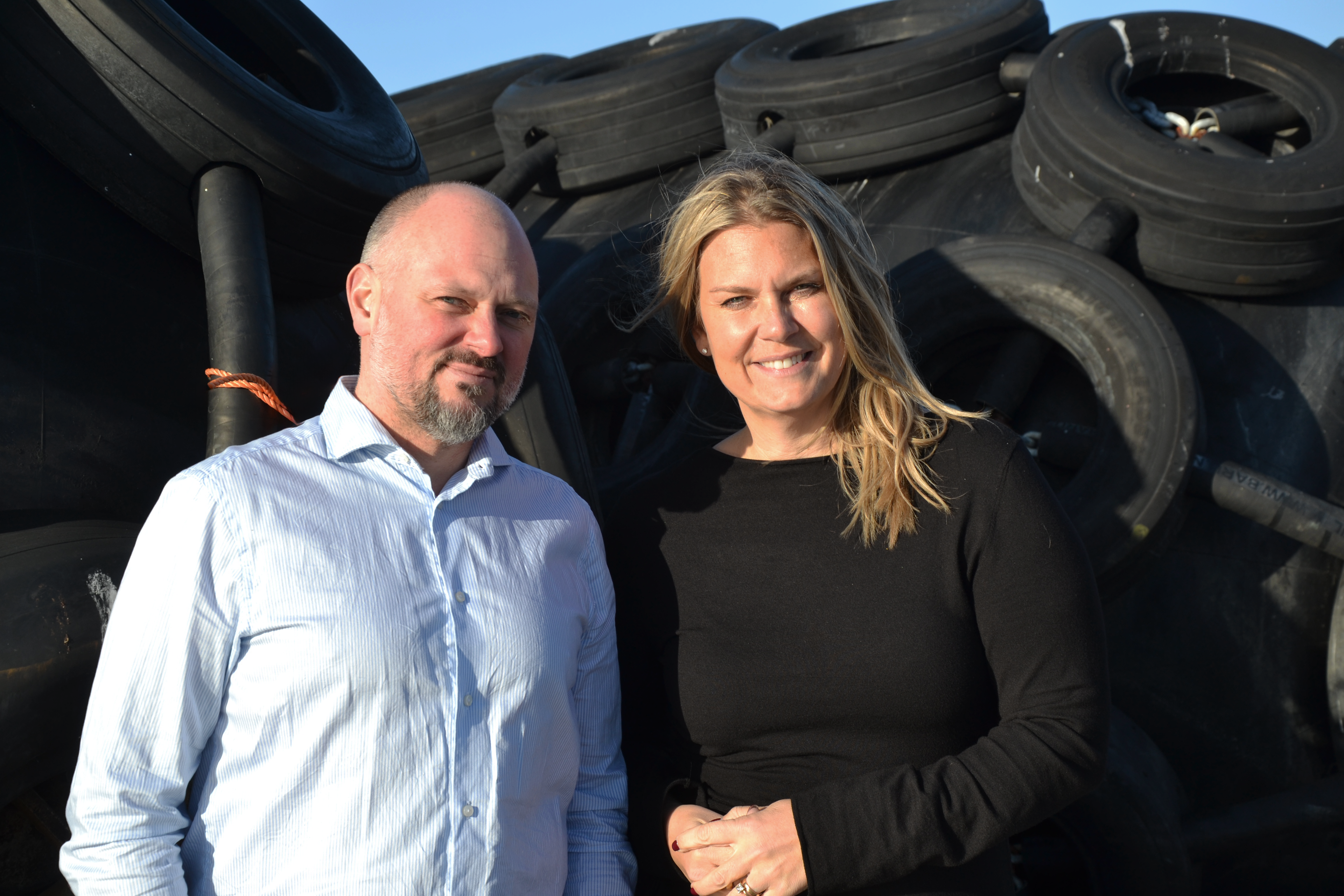 Christopher Askheim, General Manager & Elin Kristensson, Managing Director at Northern Energy & Supply Christopher Askheim, General Manager & Elin Kristensson, Managing Director at Northern Energy & Supply